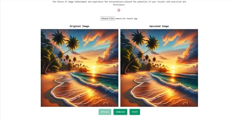 Project AI Image Upscale Tool